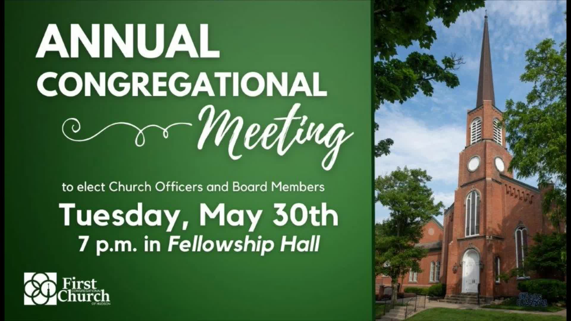 Thumbnail image for First Congregational Church Sunday Service 11:25AM Replay