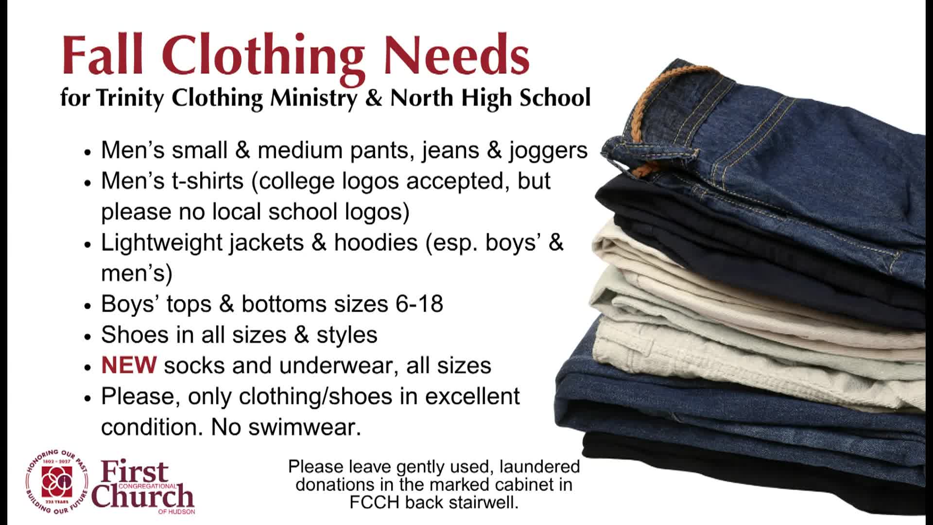 First Congregational Church Service 11:25 AM Replay