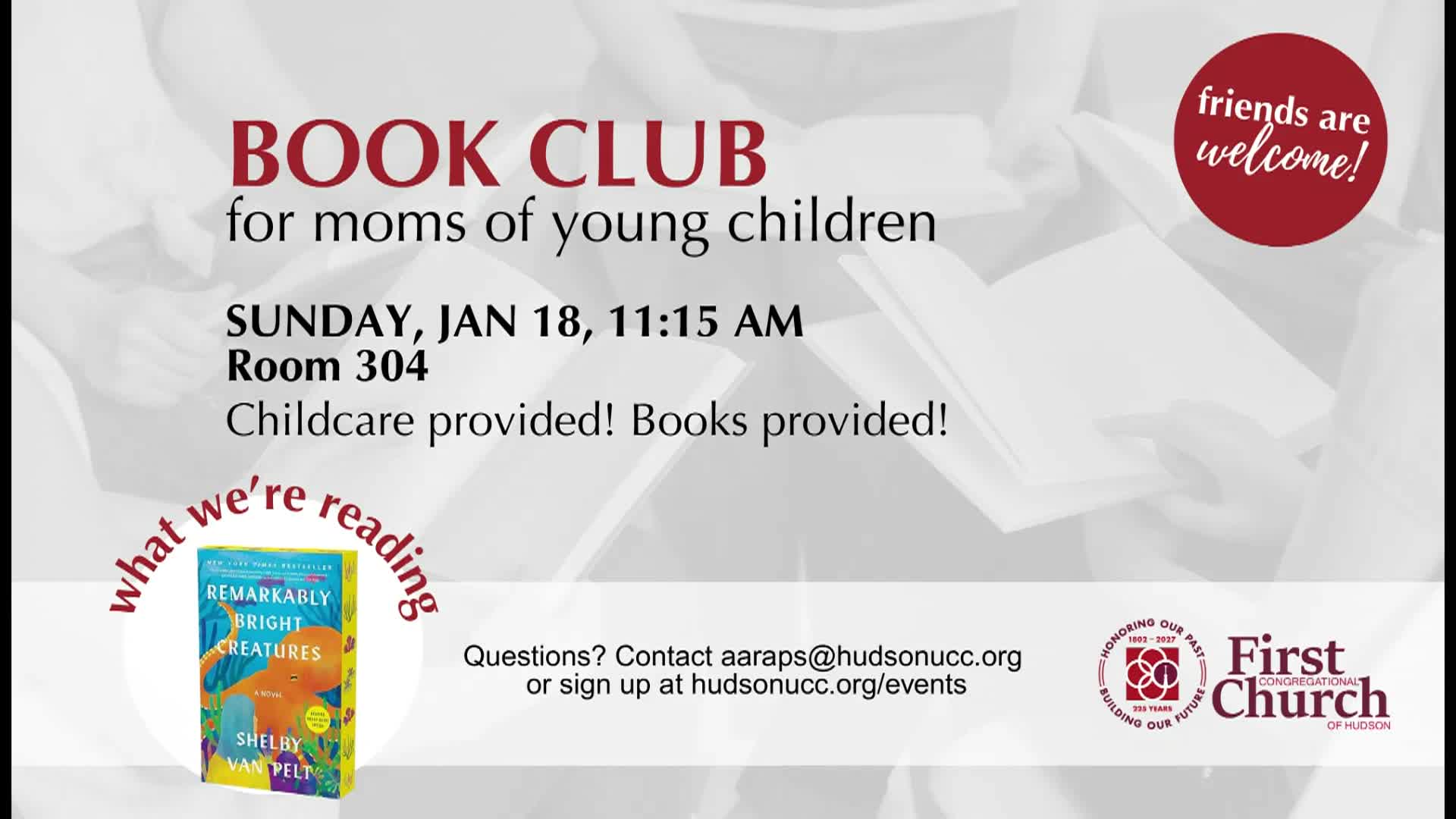 First Congregational Church Service 01/11/26 11:25 AM Replay