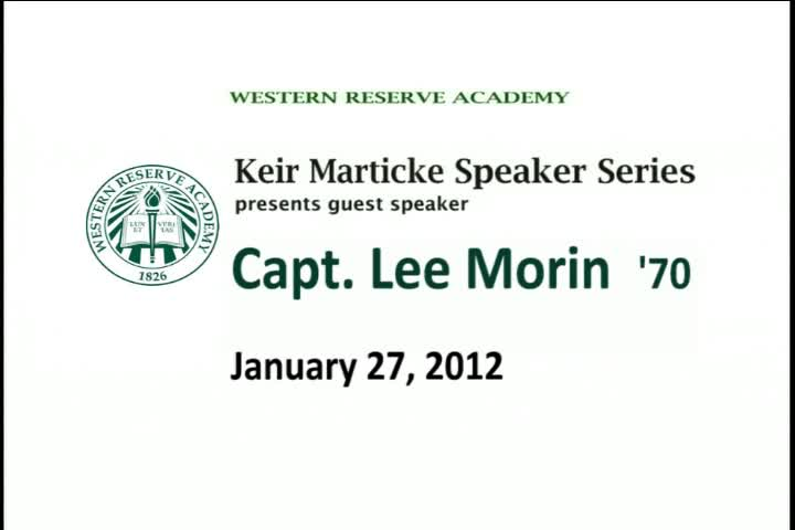 Thumbnail image for WRA Keir Marticke Speaker Series: Capt. Lee Morin '70