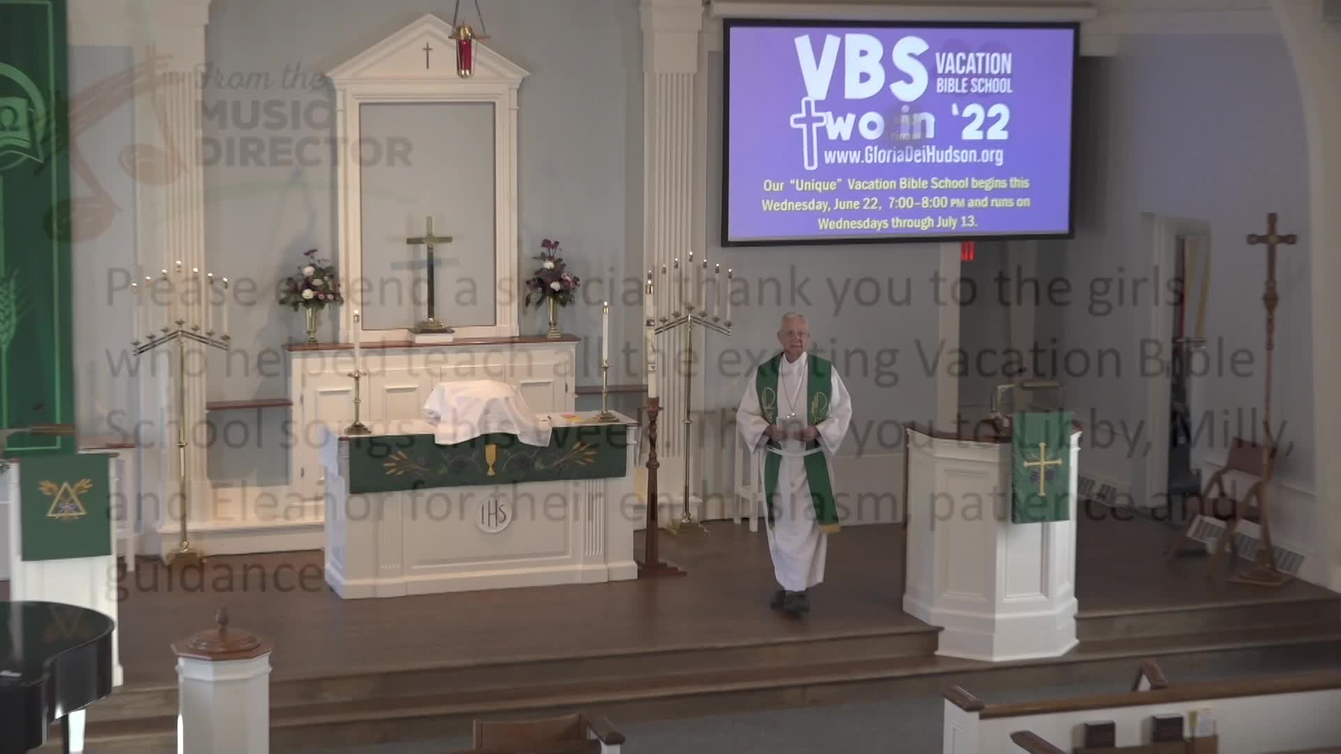 Thumbnail image for Gloria Dei Church Service 06/26/22