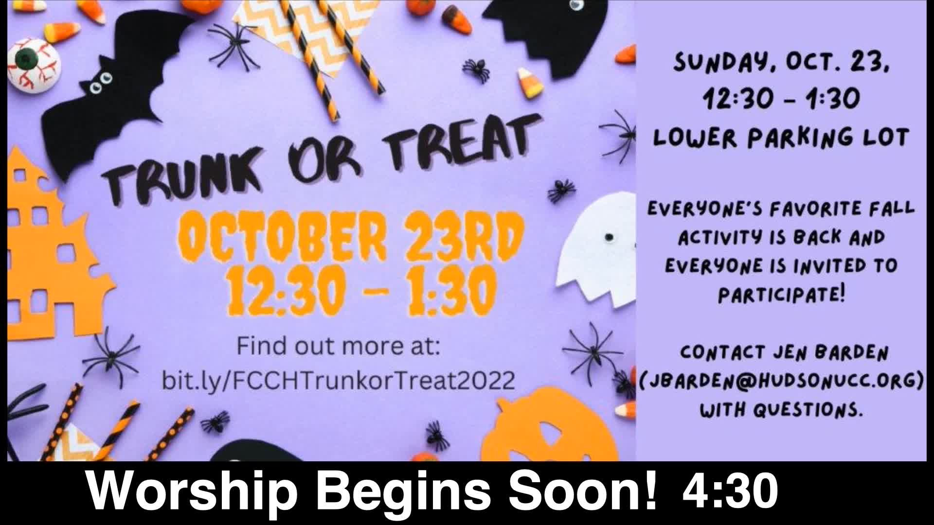 Thumbnail image for First Congregational Church 11:25 Service 10/9/22