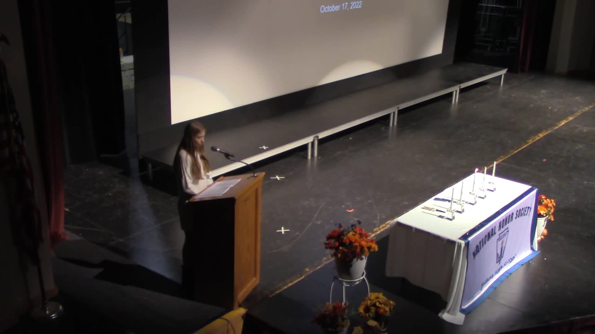 Thumbnail image for Hudson High School: National Honor Society Induction Ceremony 2022