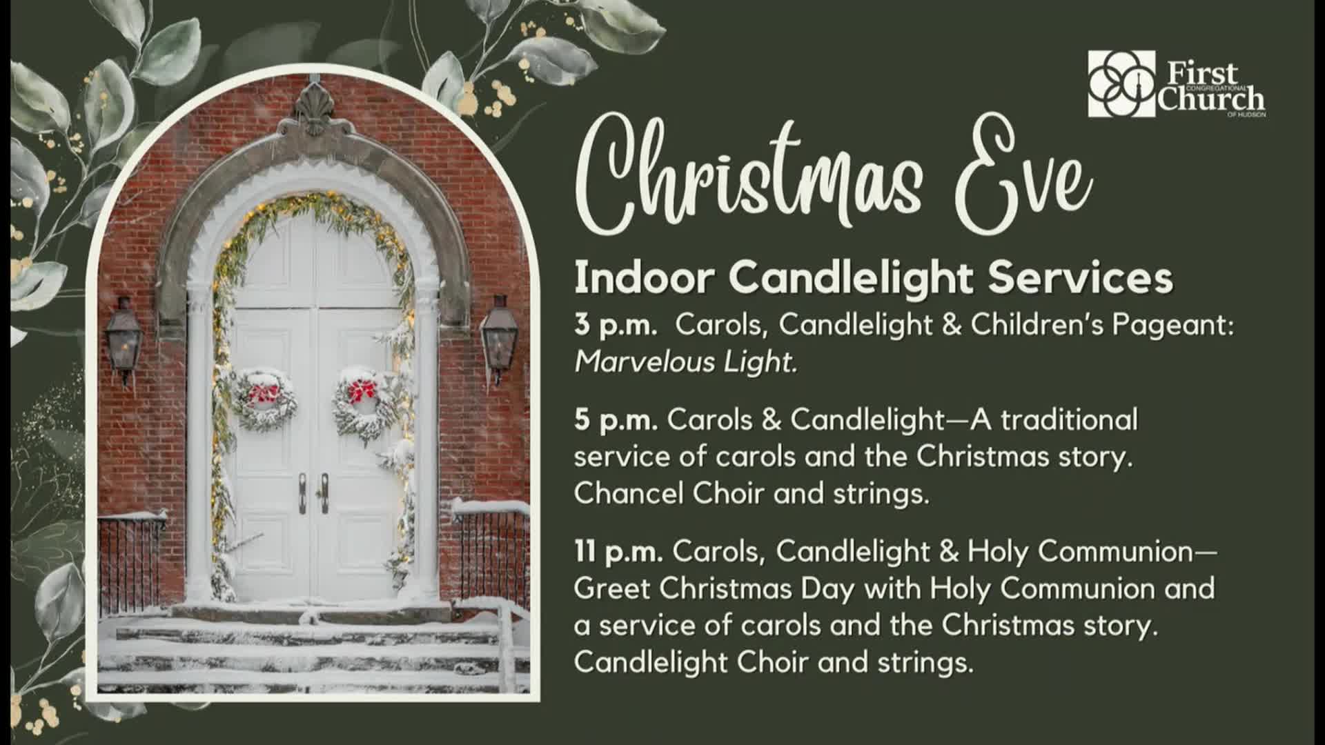 Thumbnail image for First Congregational Church Sunday Service 11:25AM Replay